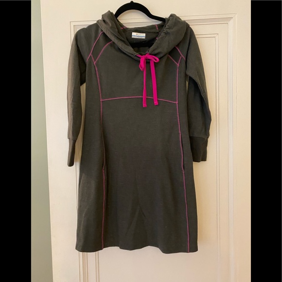 Columbia Brand Sweatshirt Dress Size Sp 
